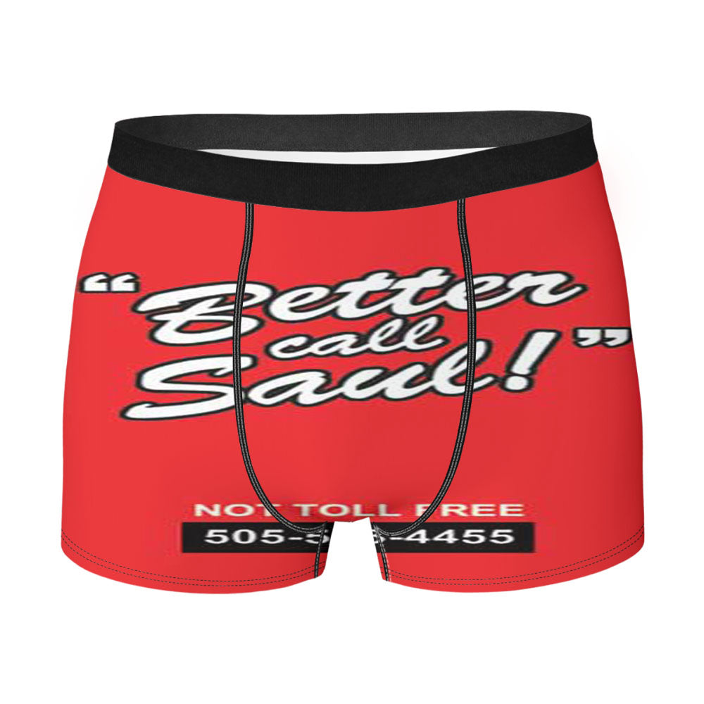 Better Call Saul Number Red Men'S Boxer Briefs