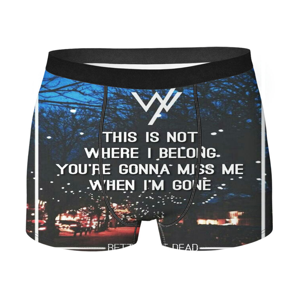 Better Off Dead Men'S Boxer Briefs