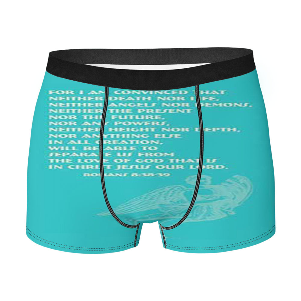 Bible Verse For I Am Convinced Men'S Boxer Briefs