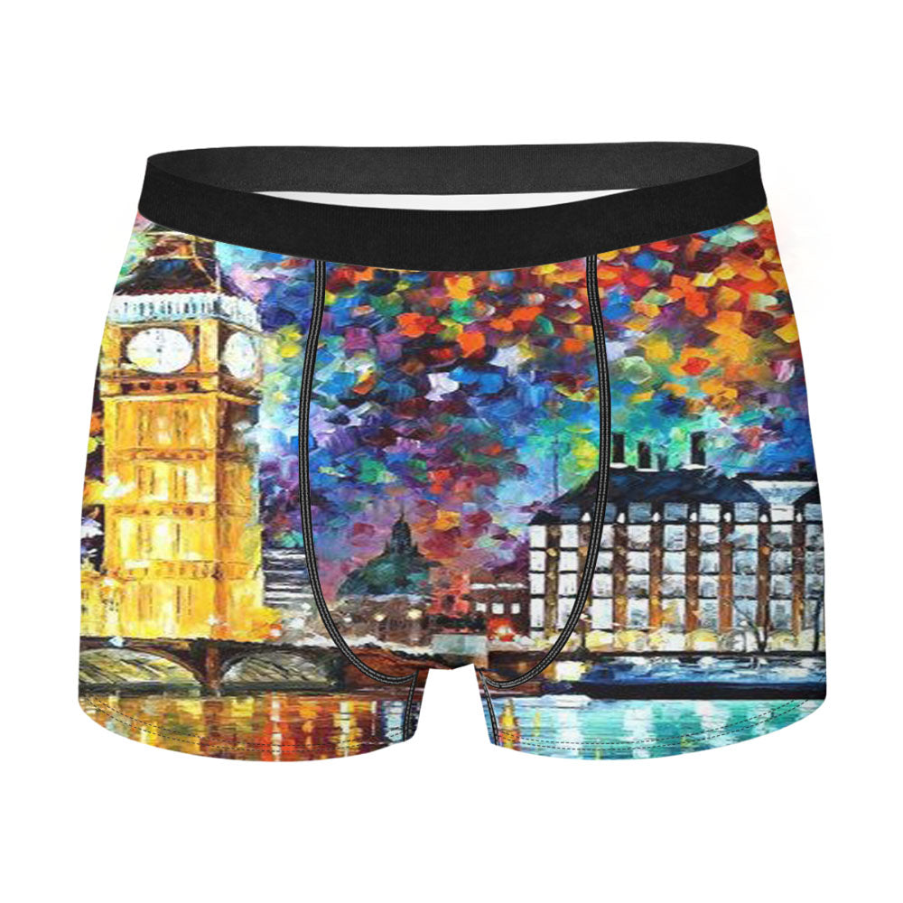 Big Ben London Art Men'S Boxer Briefs