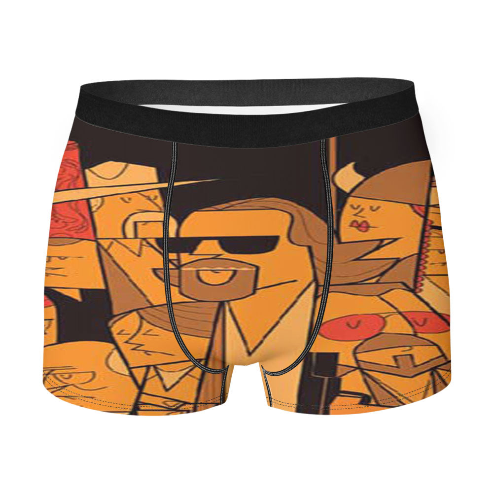 Big Lebowski Cartoon Men'S Boxer Briefs