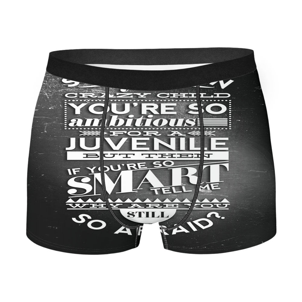 Billy Joel Typography Men'S Boxer Briefs