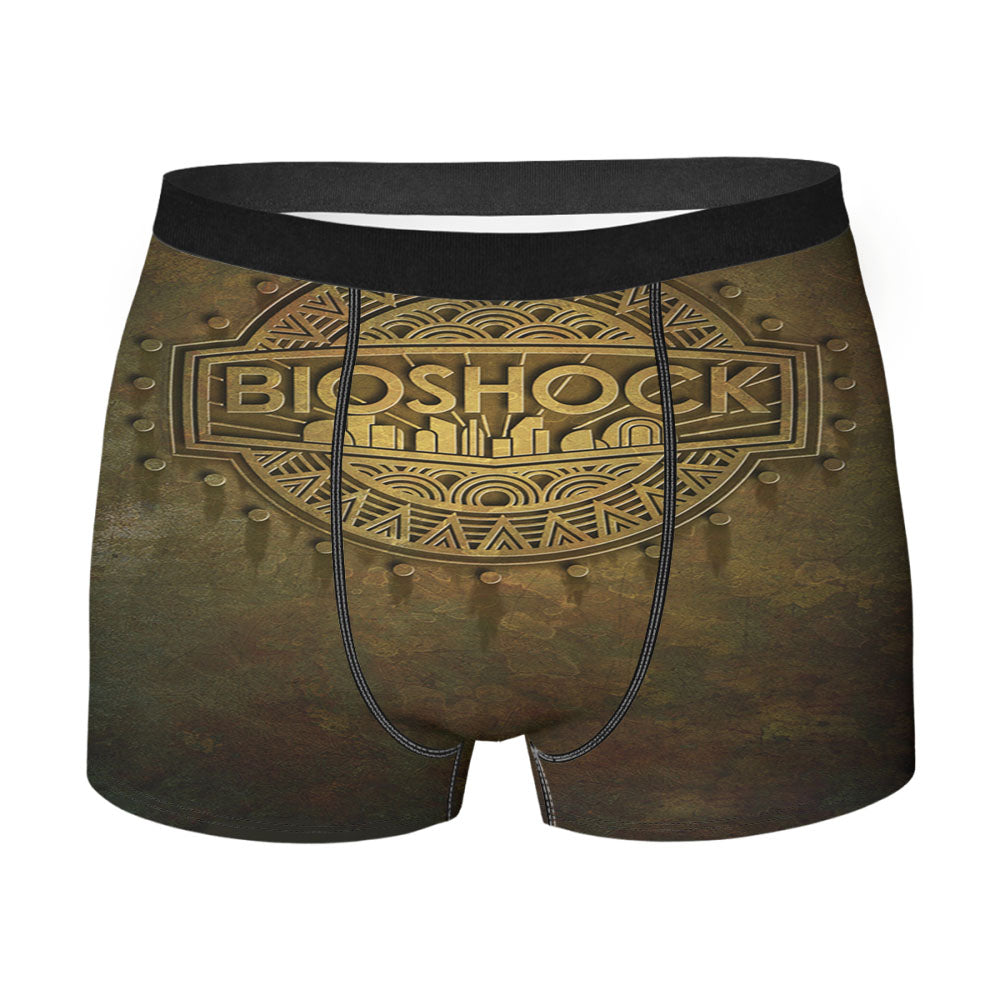 Bioshock Golden Art Men'S Boxer Briefs