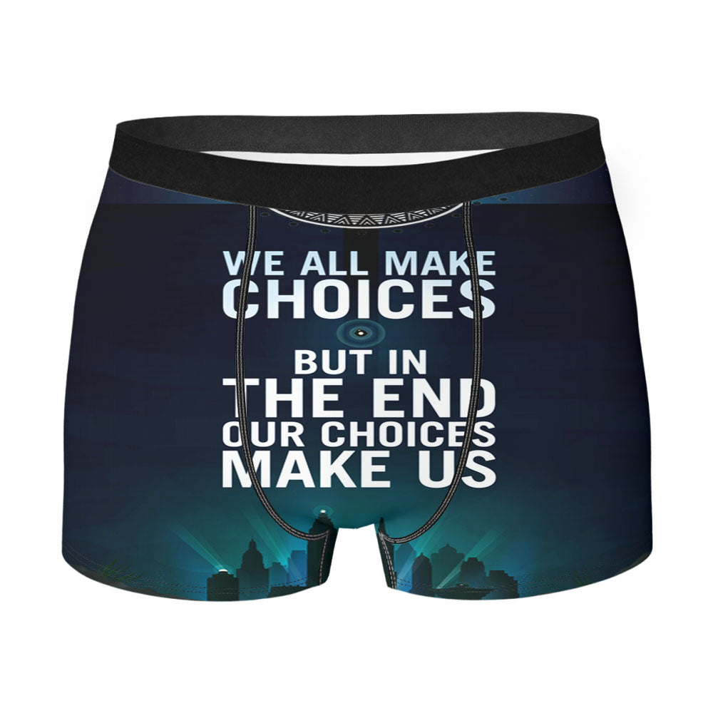 Bioshock Quote Men'S Boxer Briefs