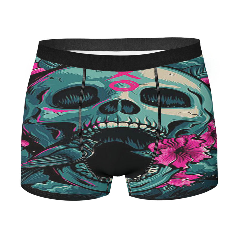 Bird Skull Men'S Boxer Briefs