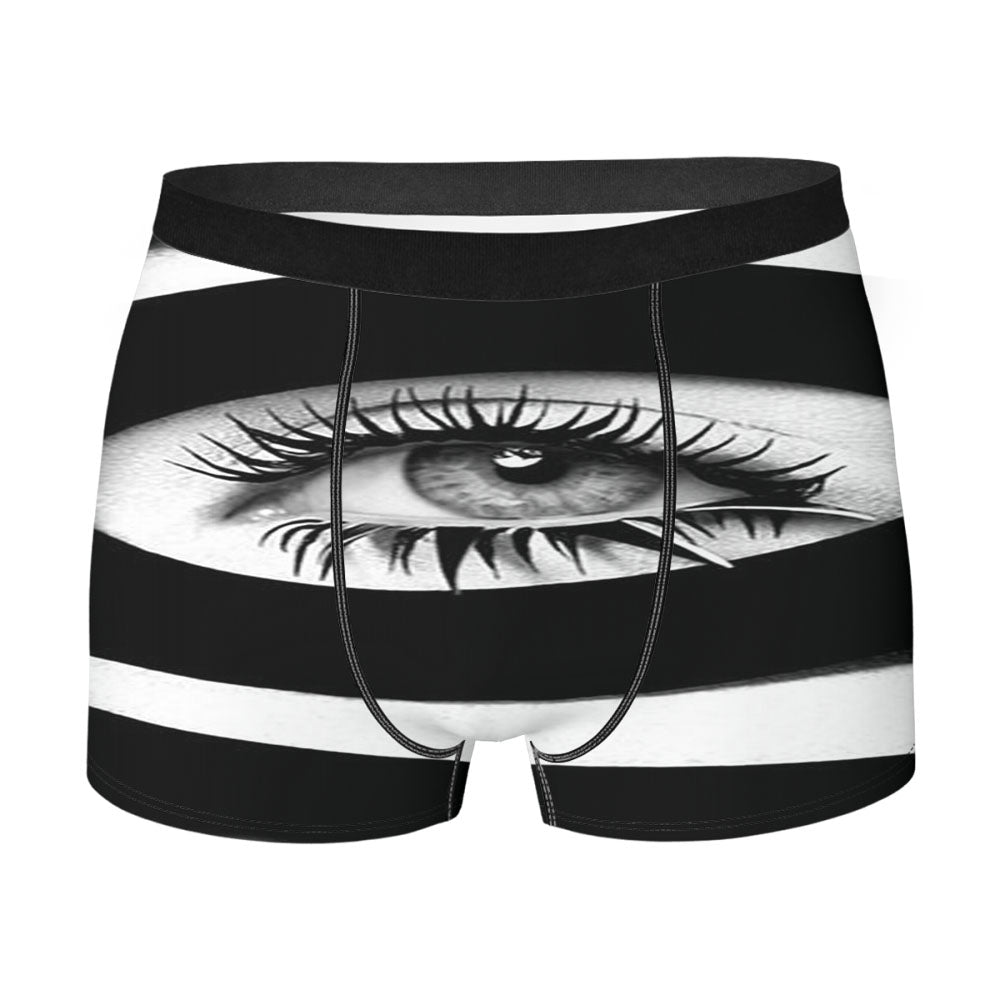 Black And White Eye Men'S Boxer Briefs