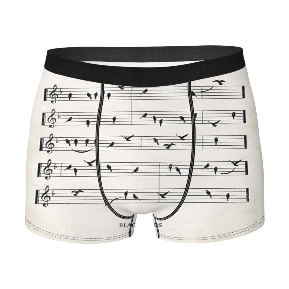 Black Birds Men'S Boxer Briefs