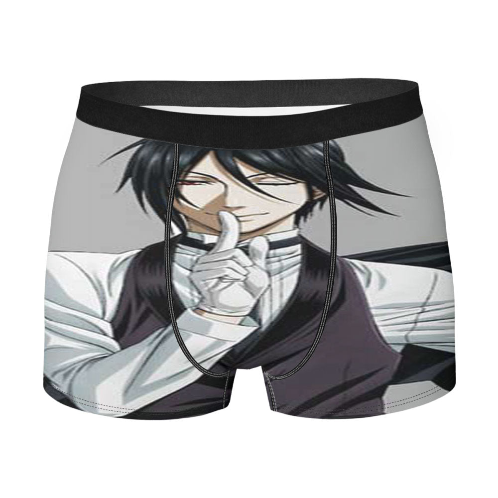 Black Butler Shhh Men'S Boxer Briefs