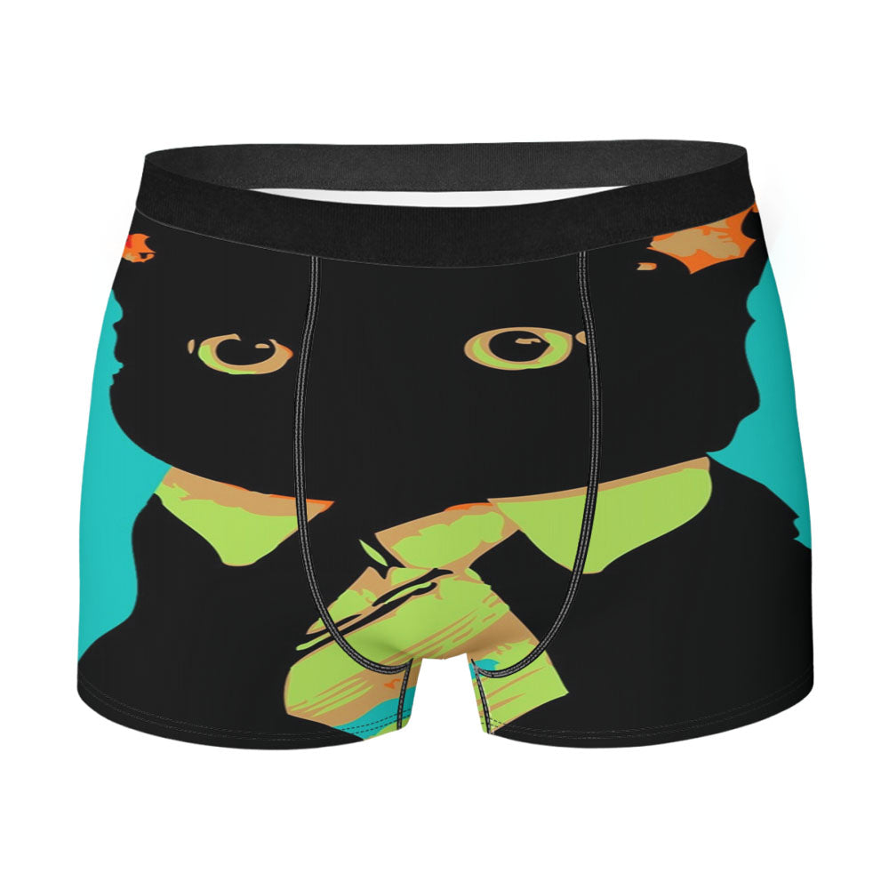 Black Cat Suit Men'S Boxer Briefs