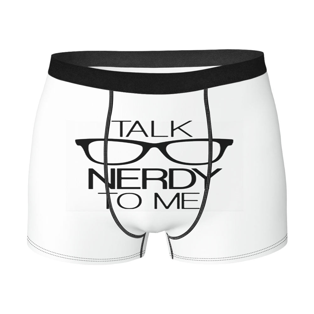 Black Glasses Men'S Boxer Briefs