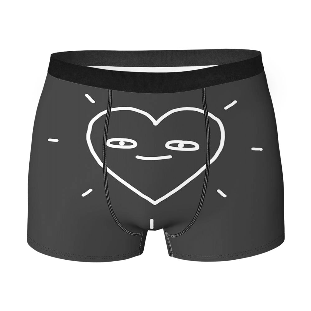 Black Heart Men'S Boxer Briefs