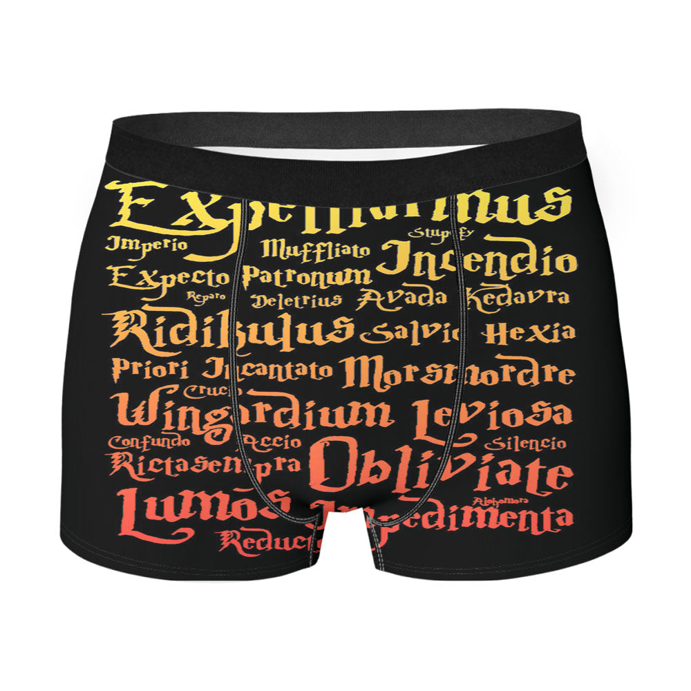 Black Magic Spells Harry Potter Men'S Boxer Briefs