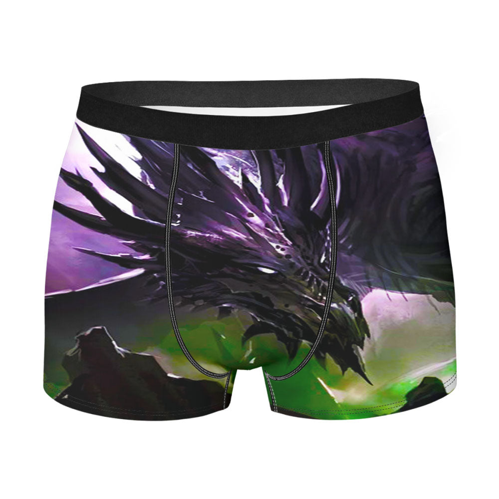 Black Metal Dragon Men'S Boxer Briefs