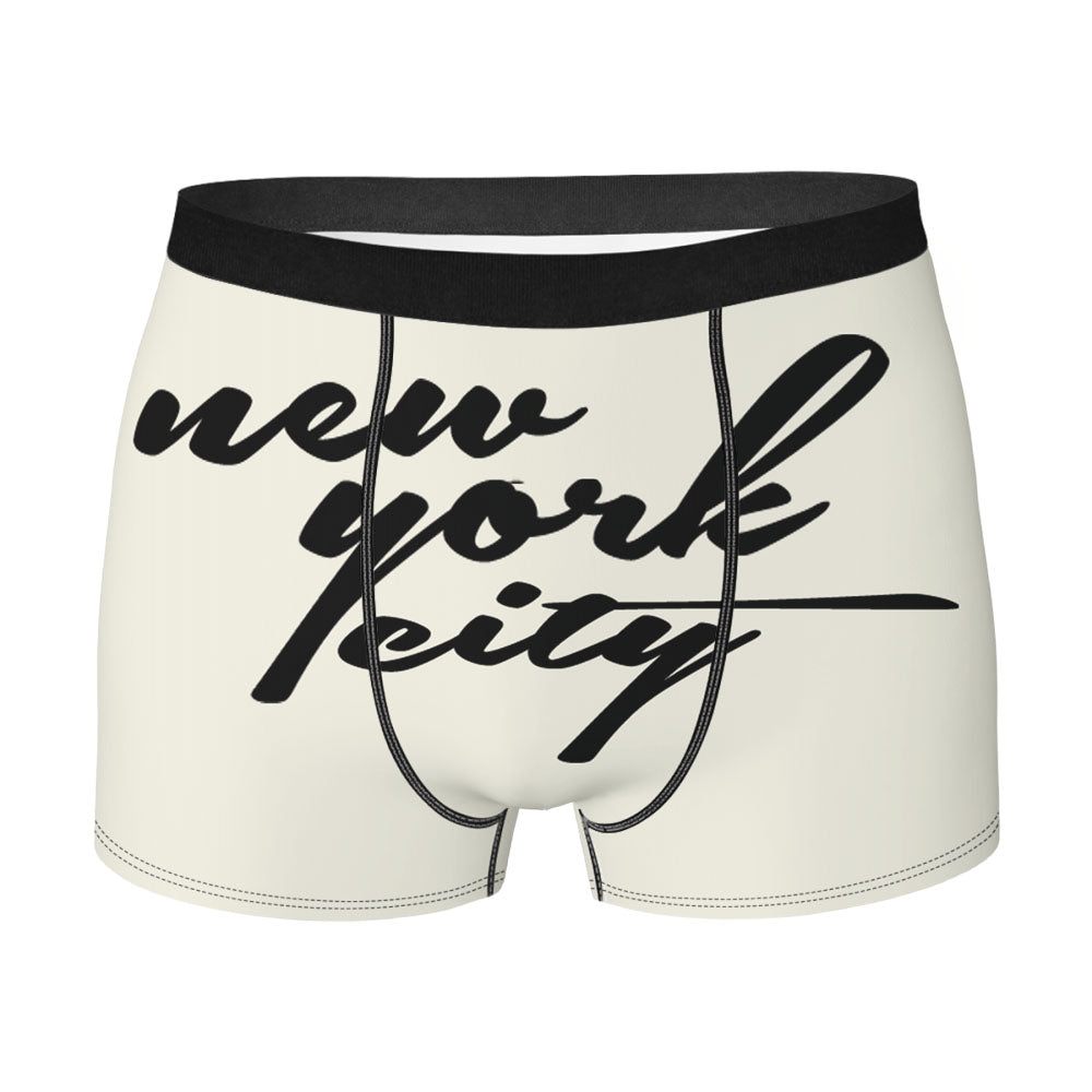 Black Nyc Men'S Boxer Briefs