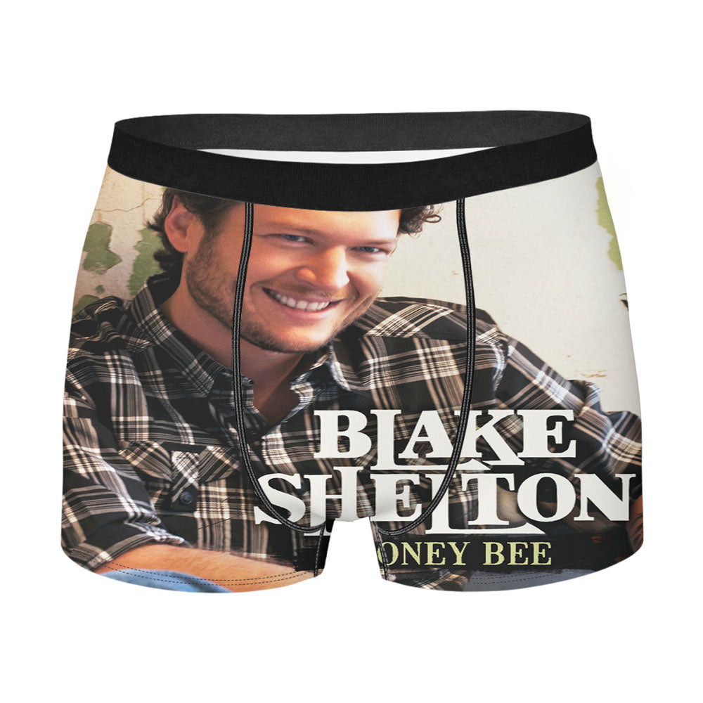 Blake Shelton American Country Singer Men'S Boxer Briefs