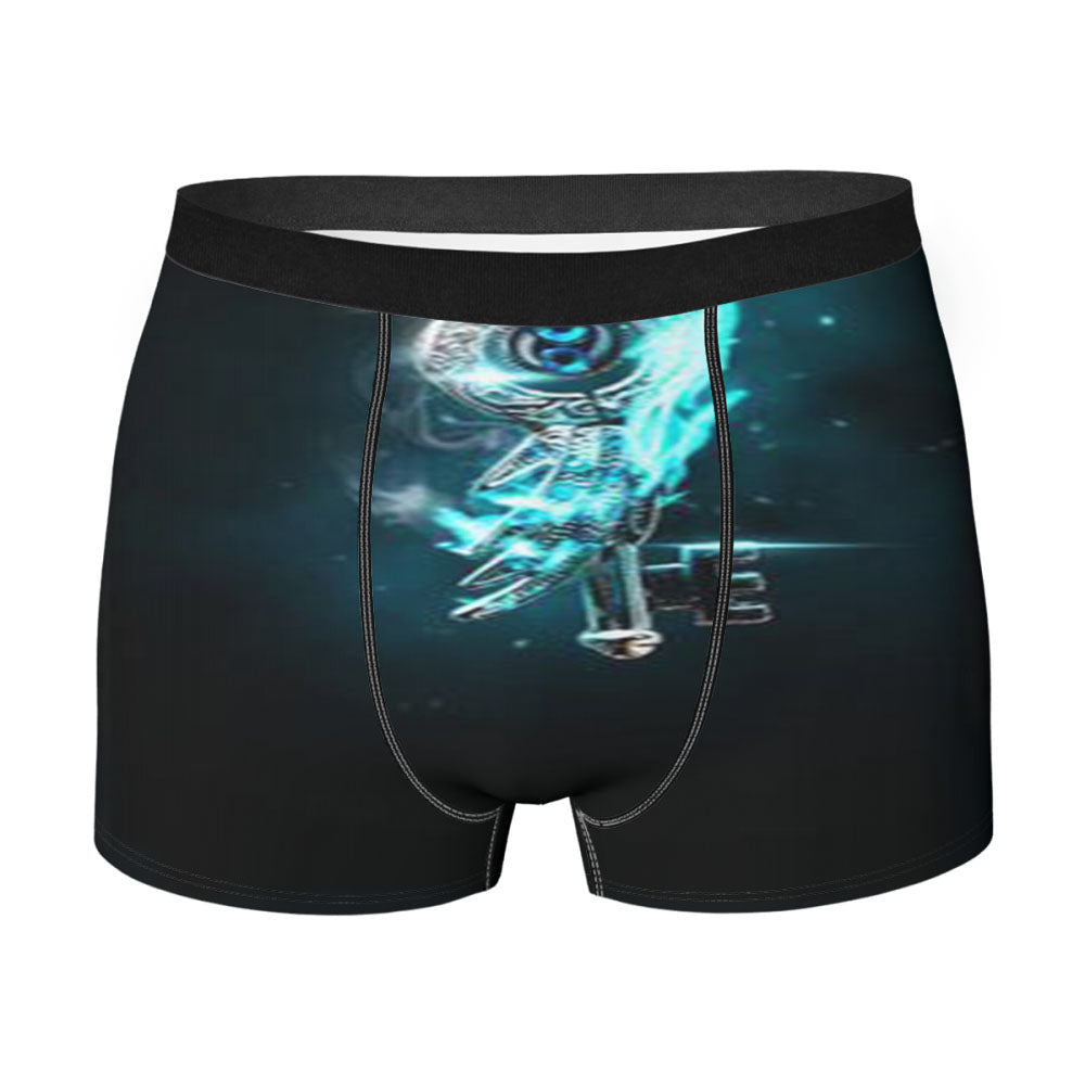 Blue Fire Key Men'S Boxer Briefs