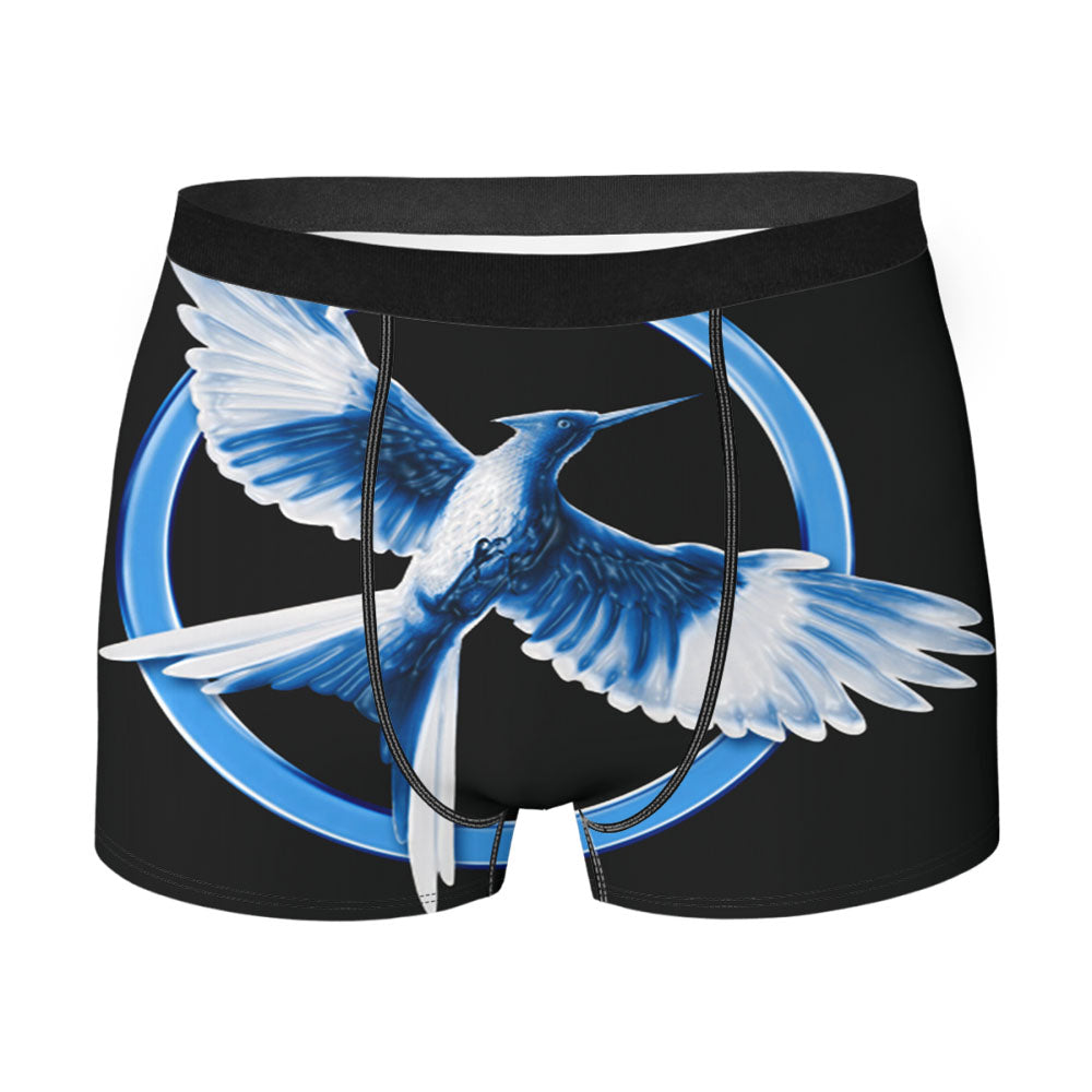 Blue Galaxy Mockingjay Men'S Boxer Briefs