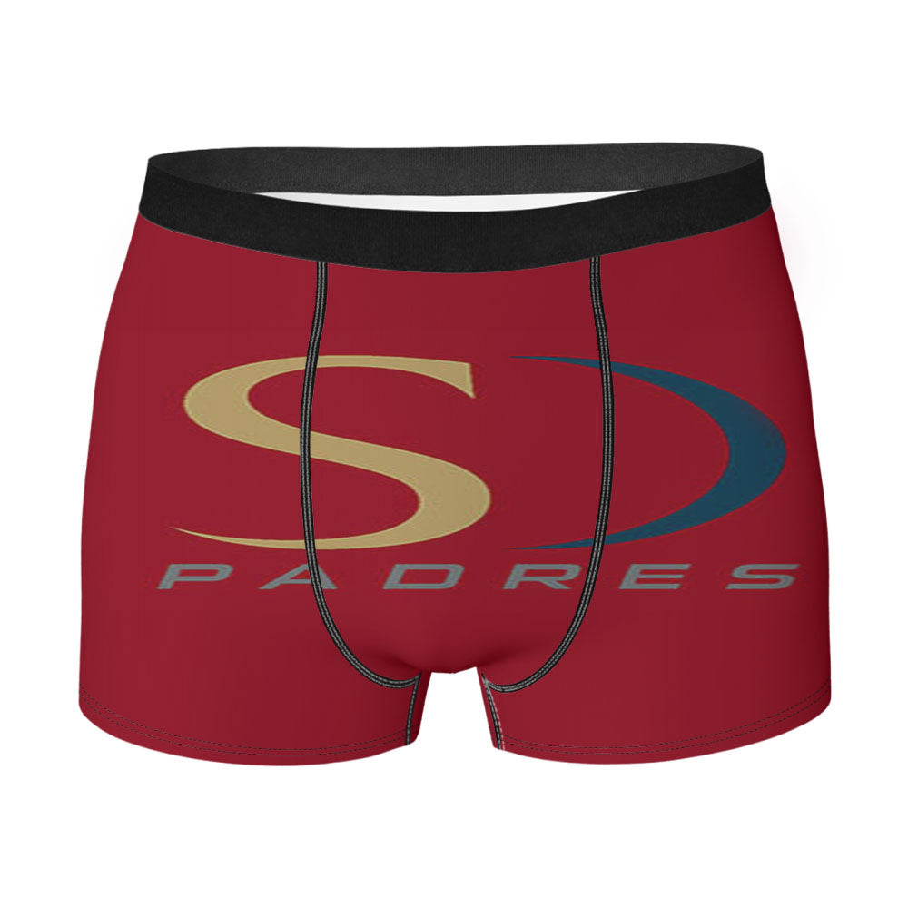 Blue Padres Men'S Boxer Briefs