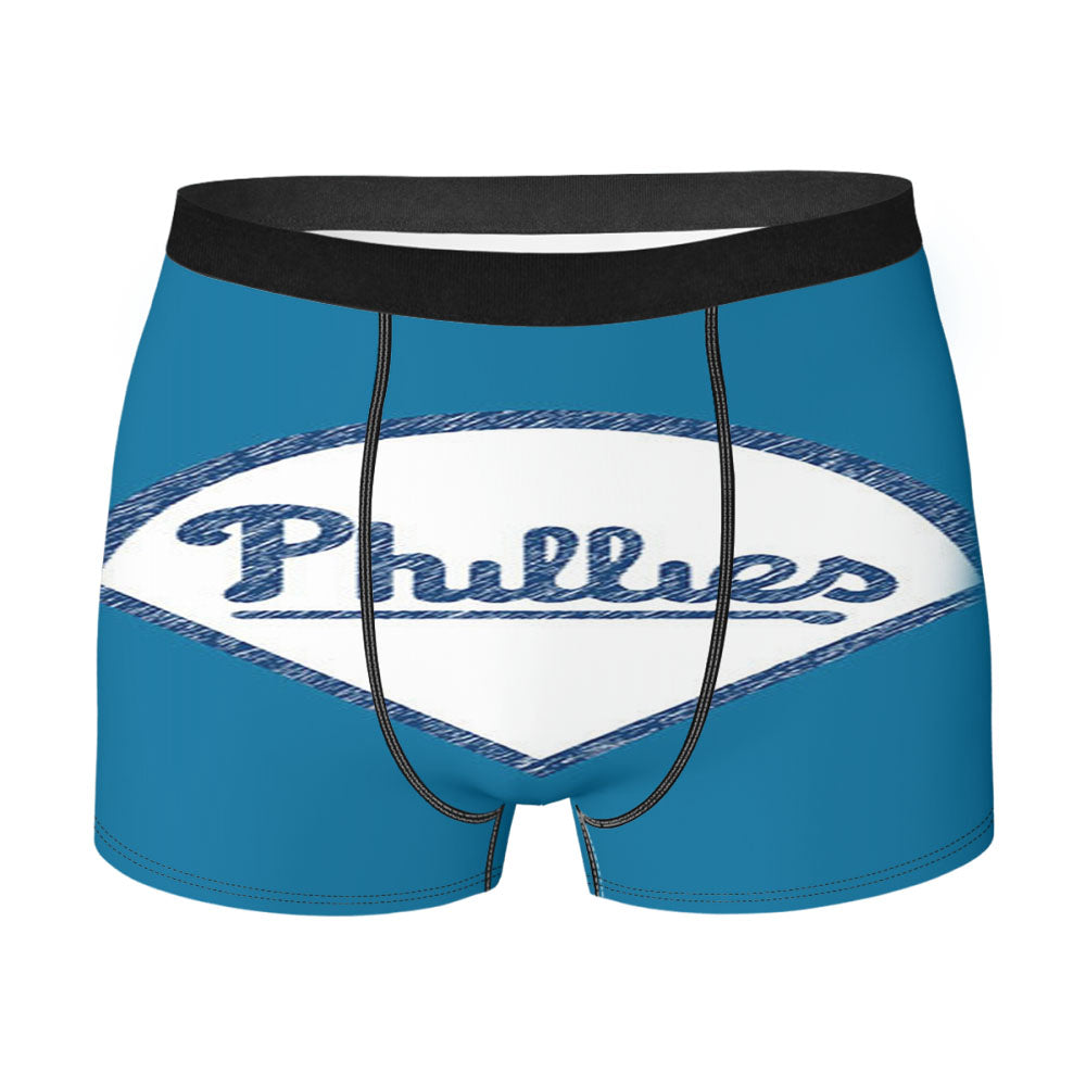 Blue Phillies Men'S Boxer Briefs