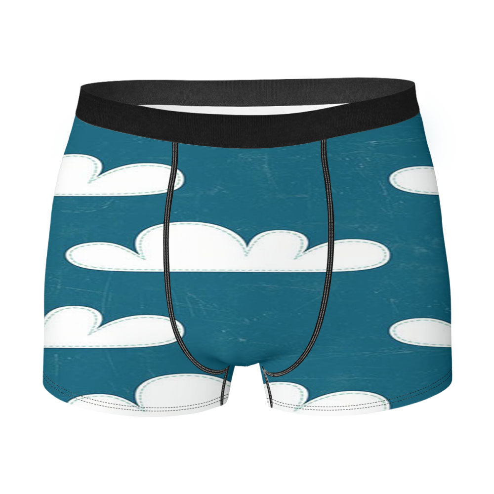 Blue Sky And Cloud Men'S Boxer Briefs