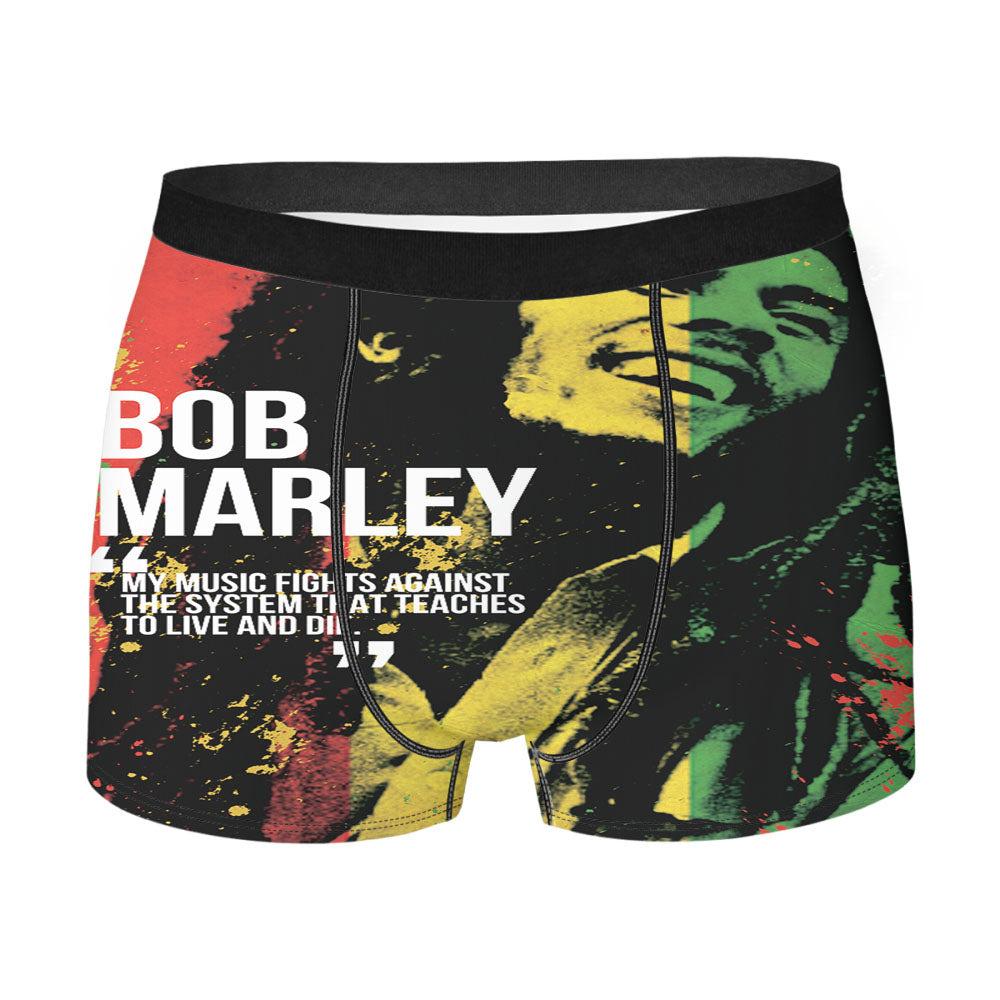 Bob Marley Quotes 2 Men'S Boxer Briefs
