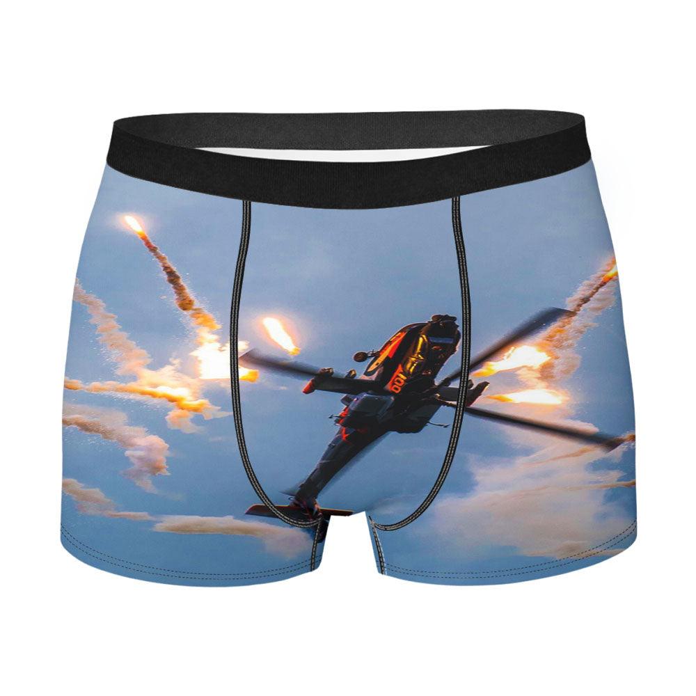 Boeing Ah 64 Apache Aircraft Men'S Boxer Briefs