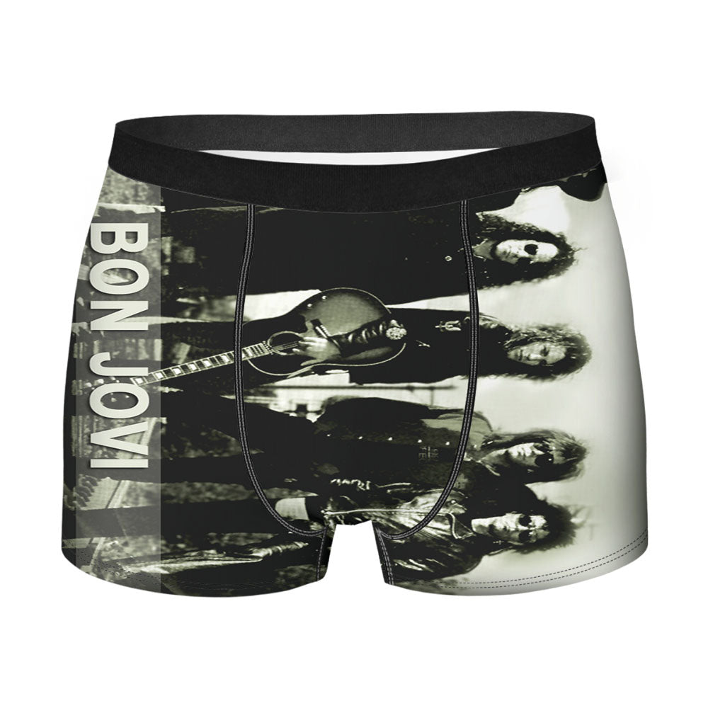 Bon Jovi Poster Men'S Boxer Briefs