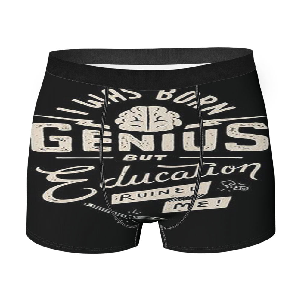 Born Genius Men'S Boxer Briefs