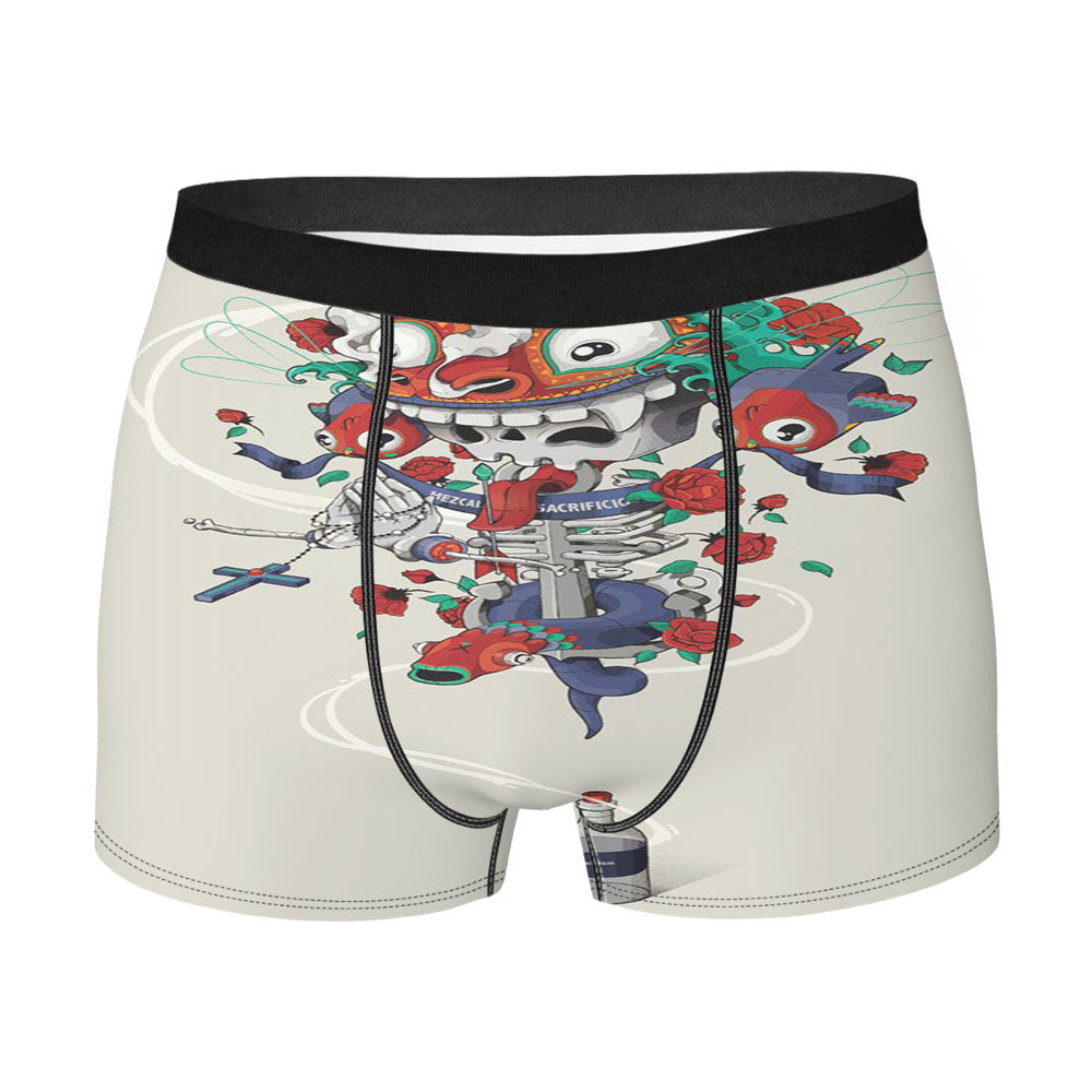 Bottle Art China Men'S Boxer Briefs