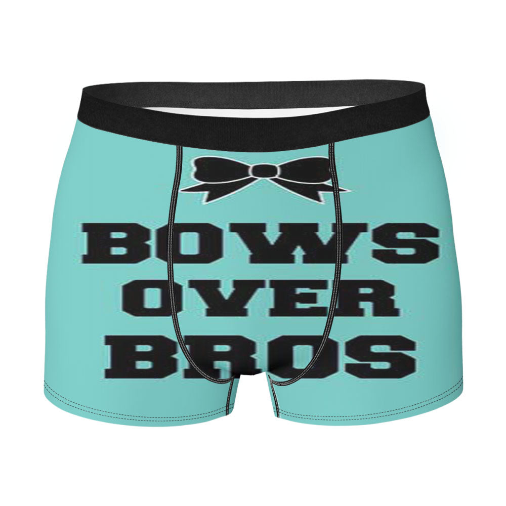 Bows Over Bros Aqua Men'S Boxer Briefs