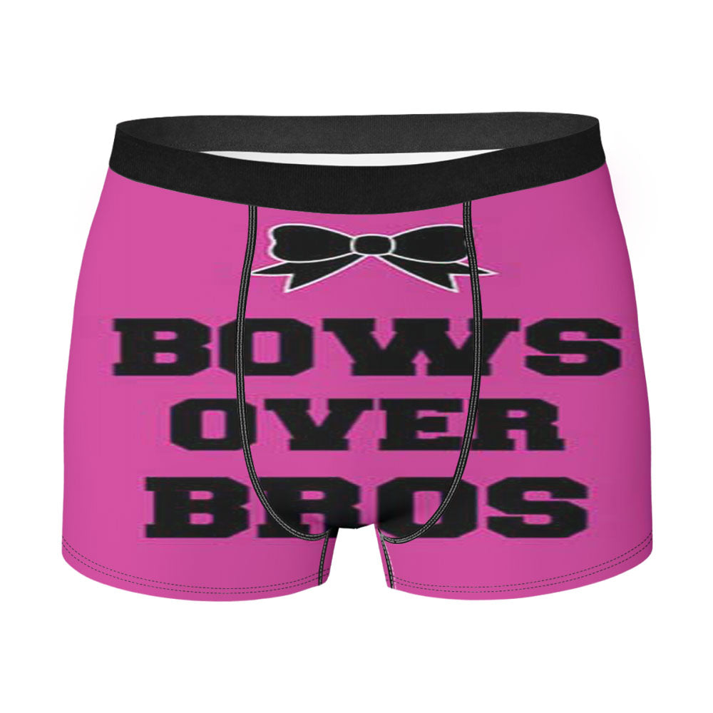 Bows Over Bros Purple Men'S Boxer Briefs