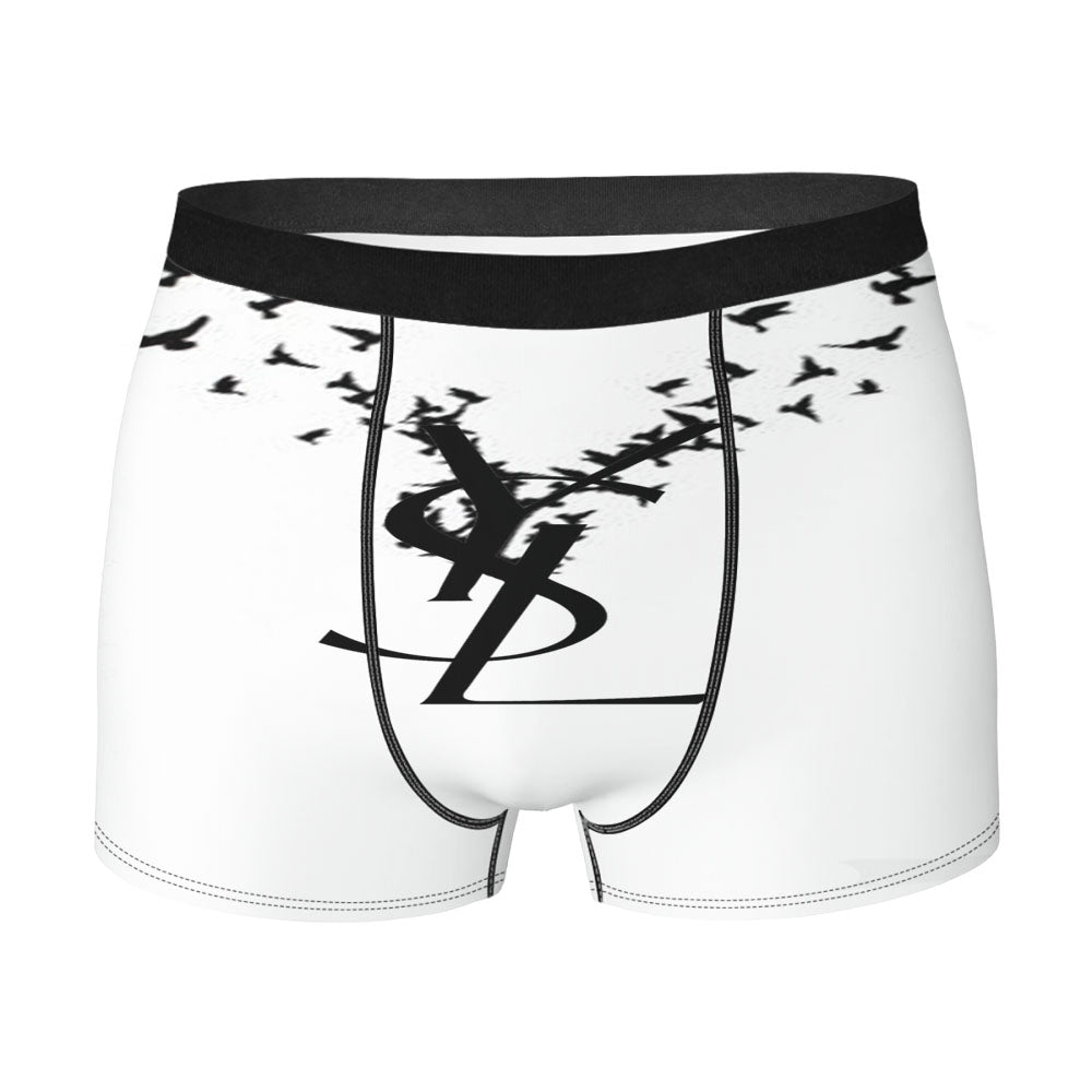 Brand Logo With Bird Men'S Boxer Briefs