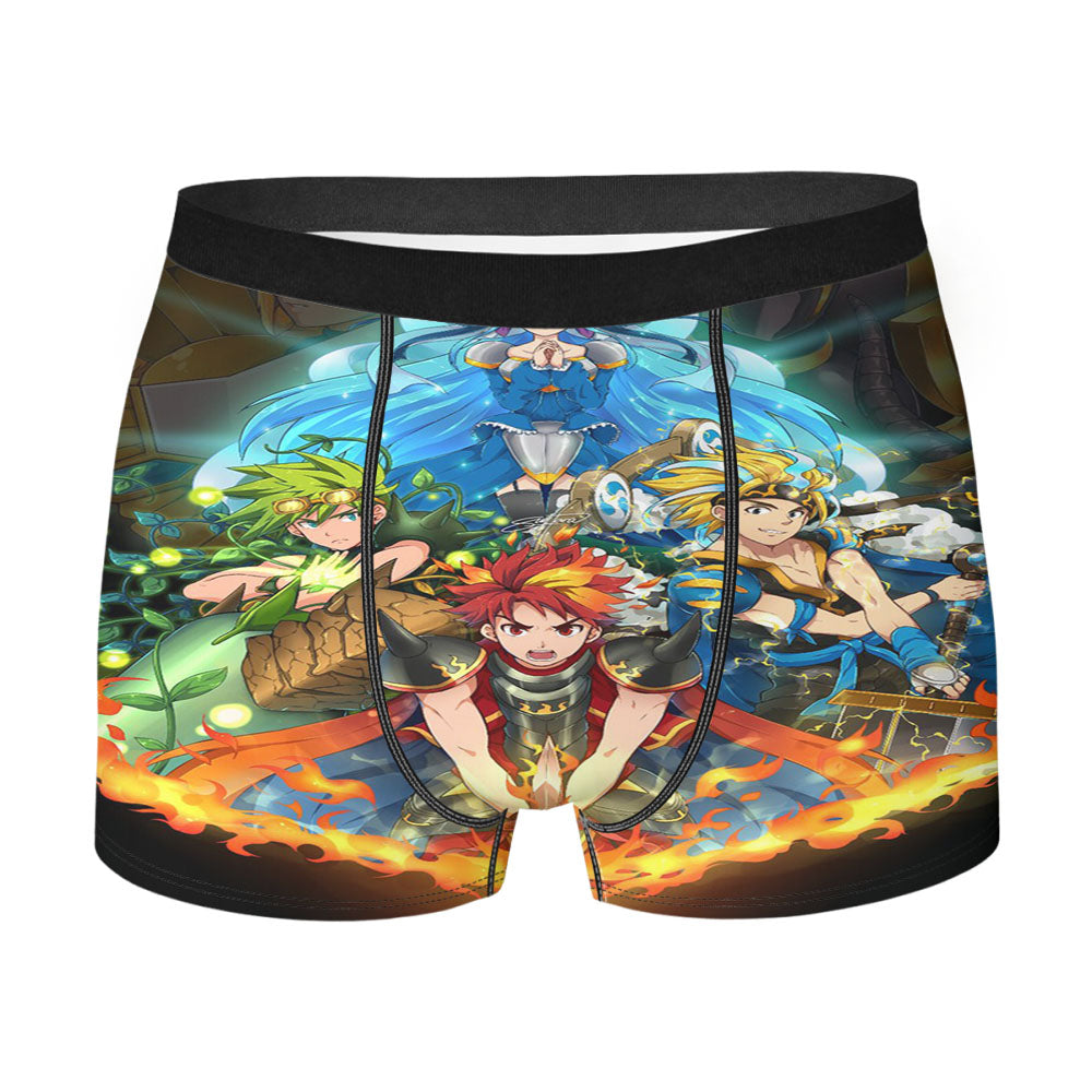 Brave Frontier Men'S Boxer Briefs