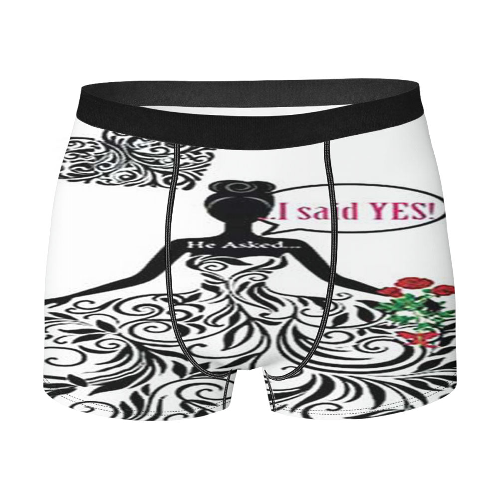 Bride I Said Yes Men'S Boxer Briefs