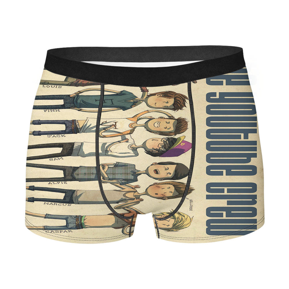British Youtubers Crew In Art Men'S Boxer Briefs