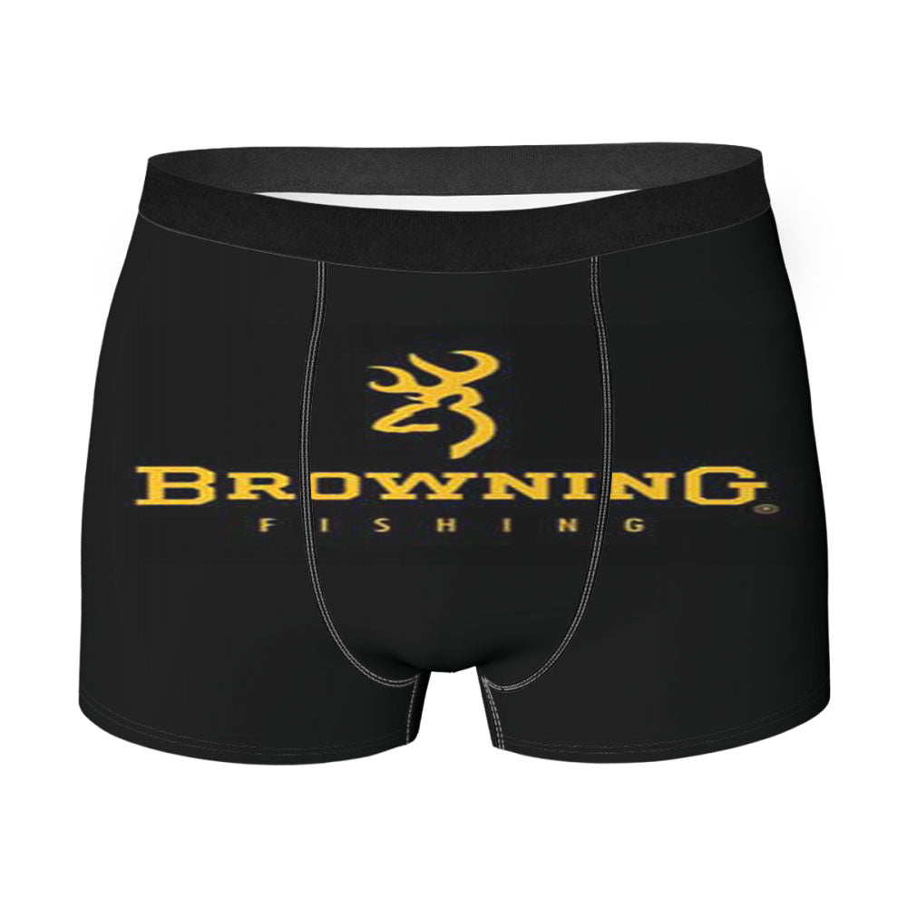 Browning Fishing Logo Black Men'S Boxer Briefs