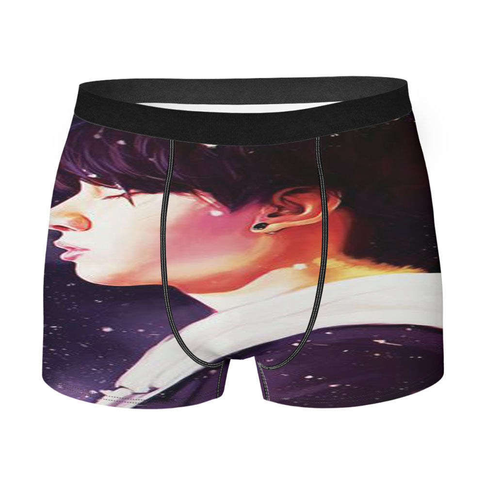 Bts Jungkook Men'S Boxer Briefs