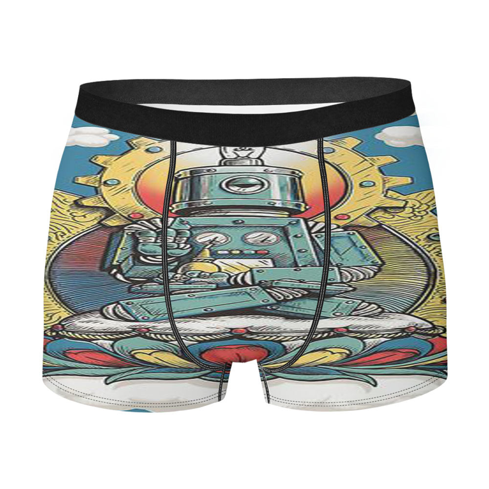 Buddha Bot V6 Men'S Boxer Briefs