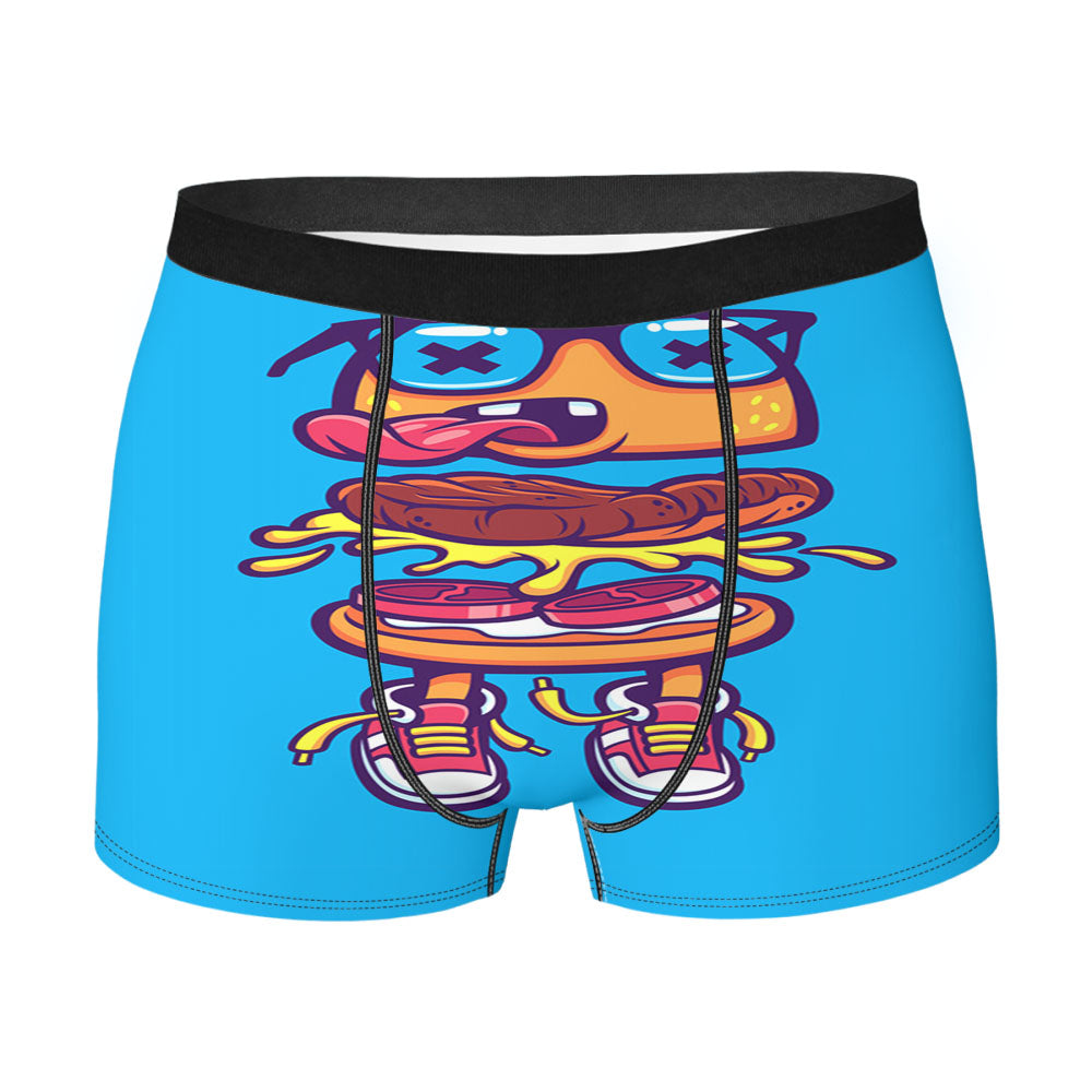 Burger Bits Men'S Boxer Briefs