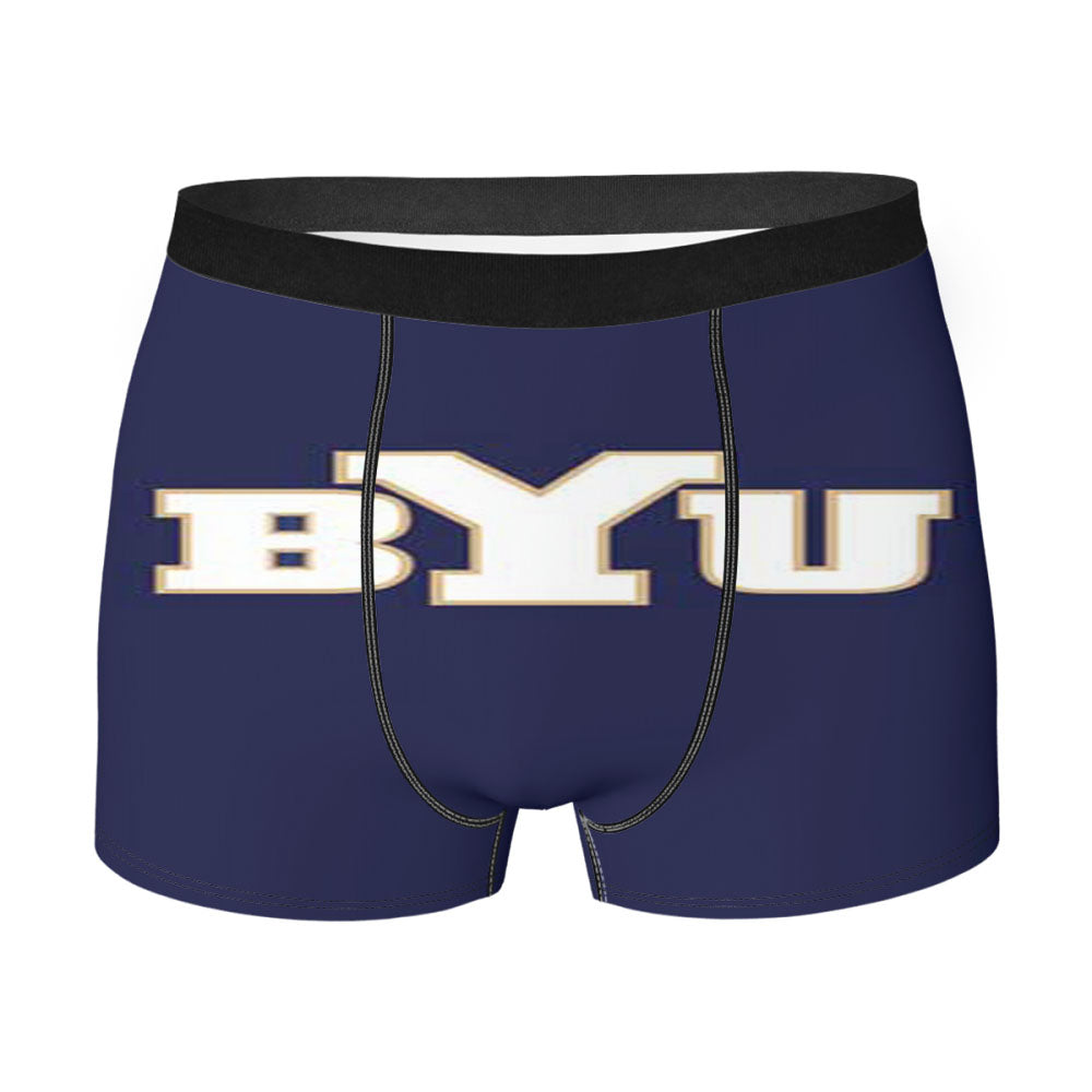 Byu Logo Blue Men'S Boxer Briefs