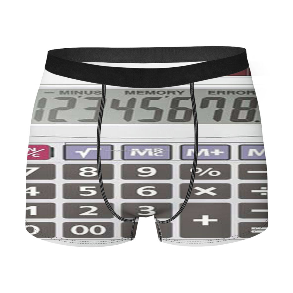 Calculator Basic Men'S Boxer Briefs