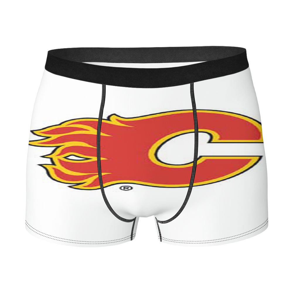 Calgary Flames Logo Men'S Boxer Briefs
