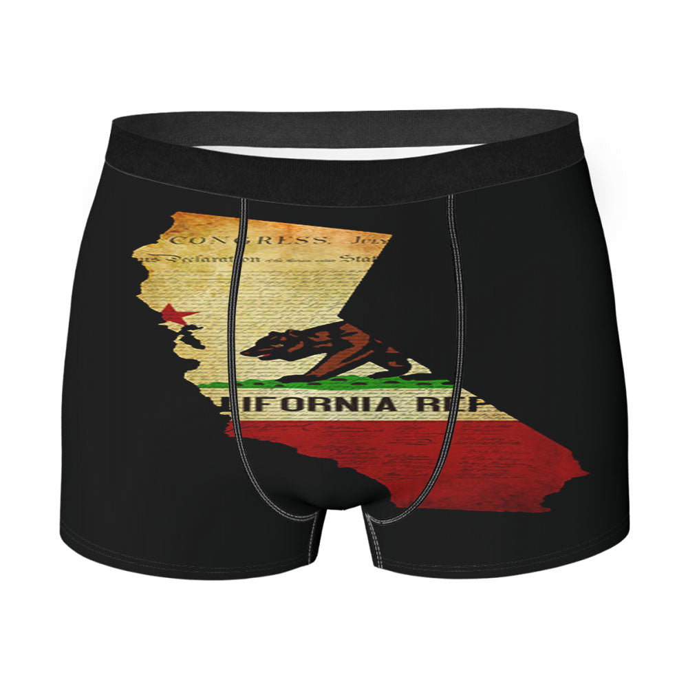 California State Grunge Men'S Boxer Briefs