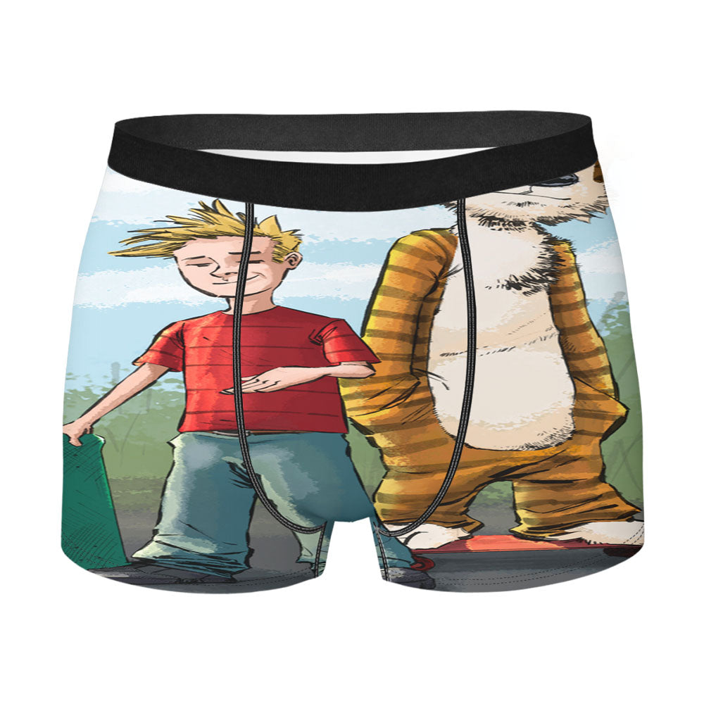 Calvin And Hobbes 2 Men'S Boxer Briefs