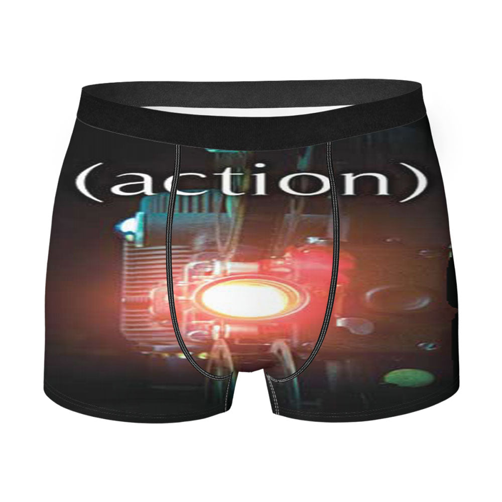 Camera Glowing Lens Action Men'S Boxer Briefs