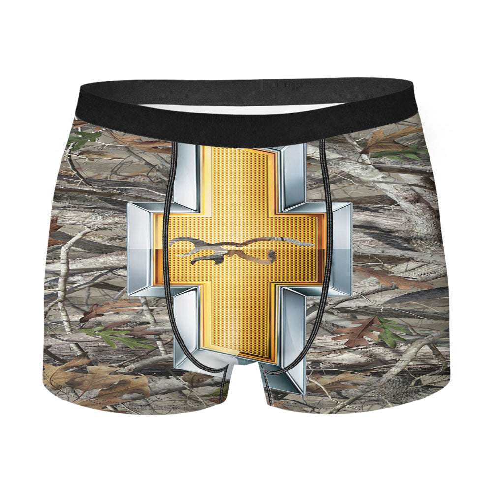 Camo Browning Chevrolet Men'S Boxer Briefs