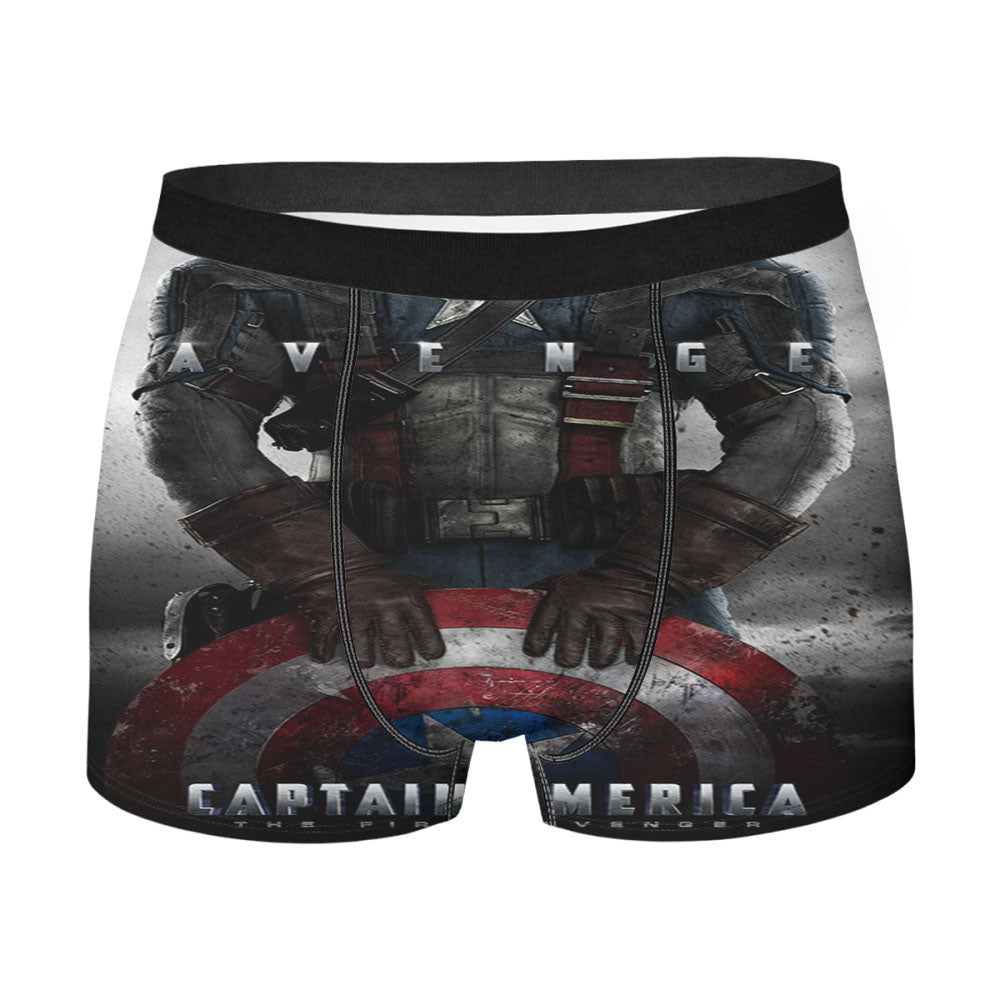 Captain America First Avengers Men'S Boxer Briefs