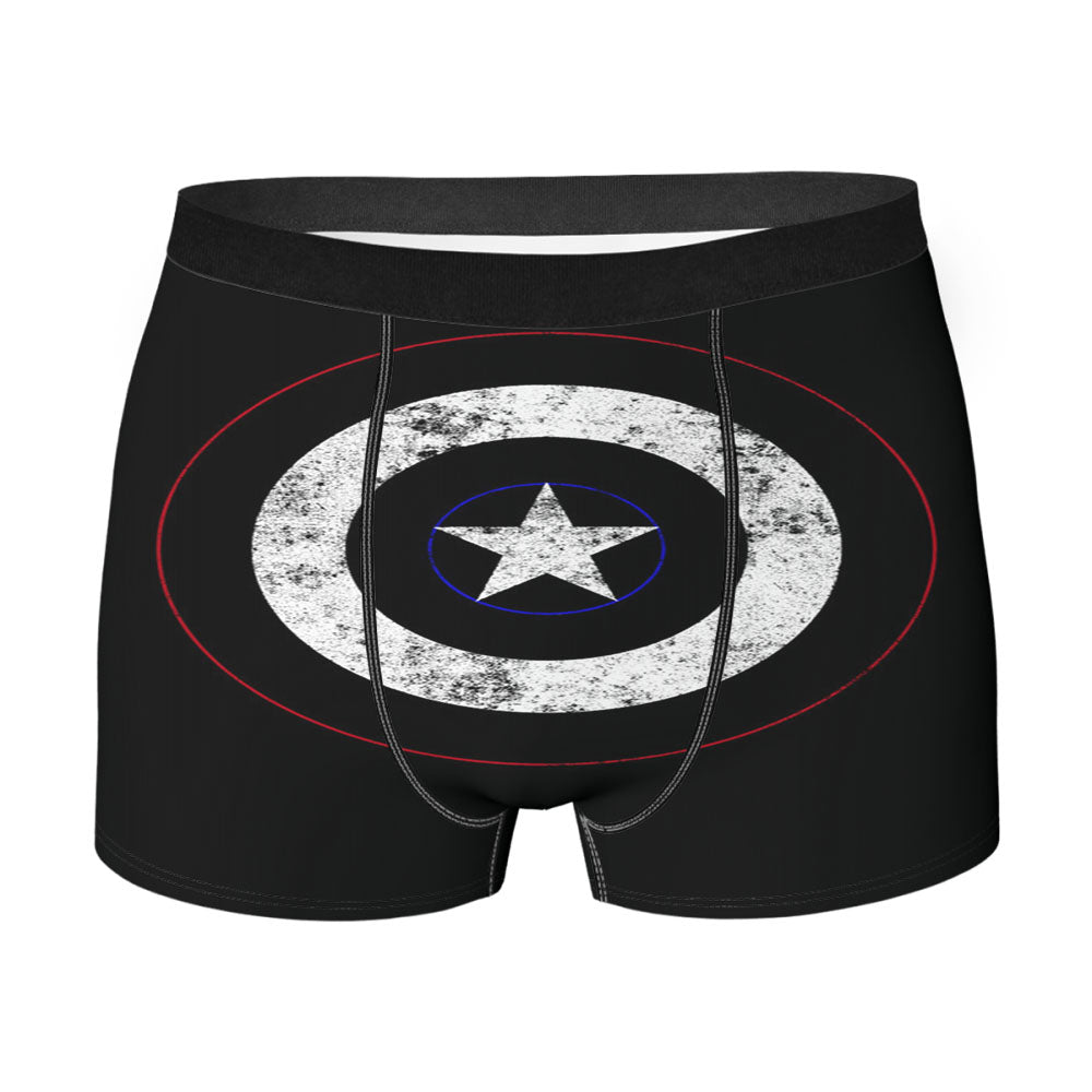 Captain America'S Shield 3 Men'S Boxer Briefs