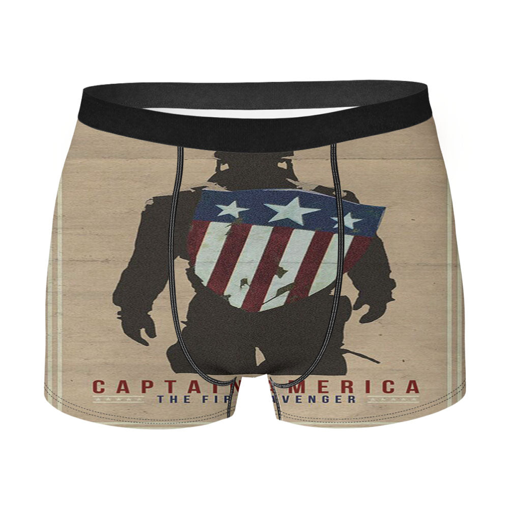 Captain America Te First Avengers Men'S Boxer Briefs