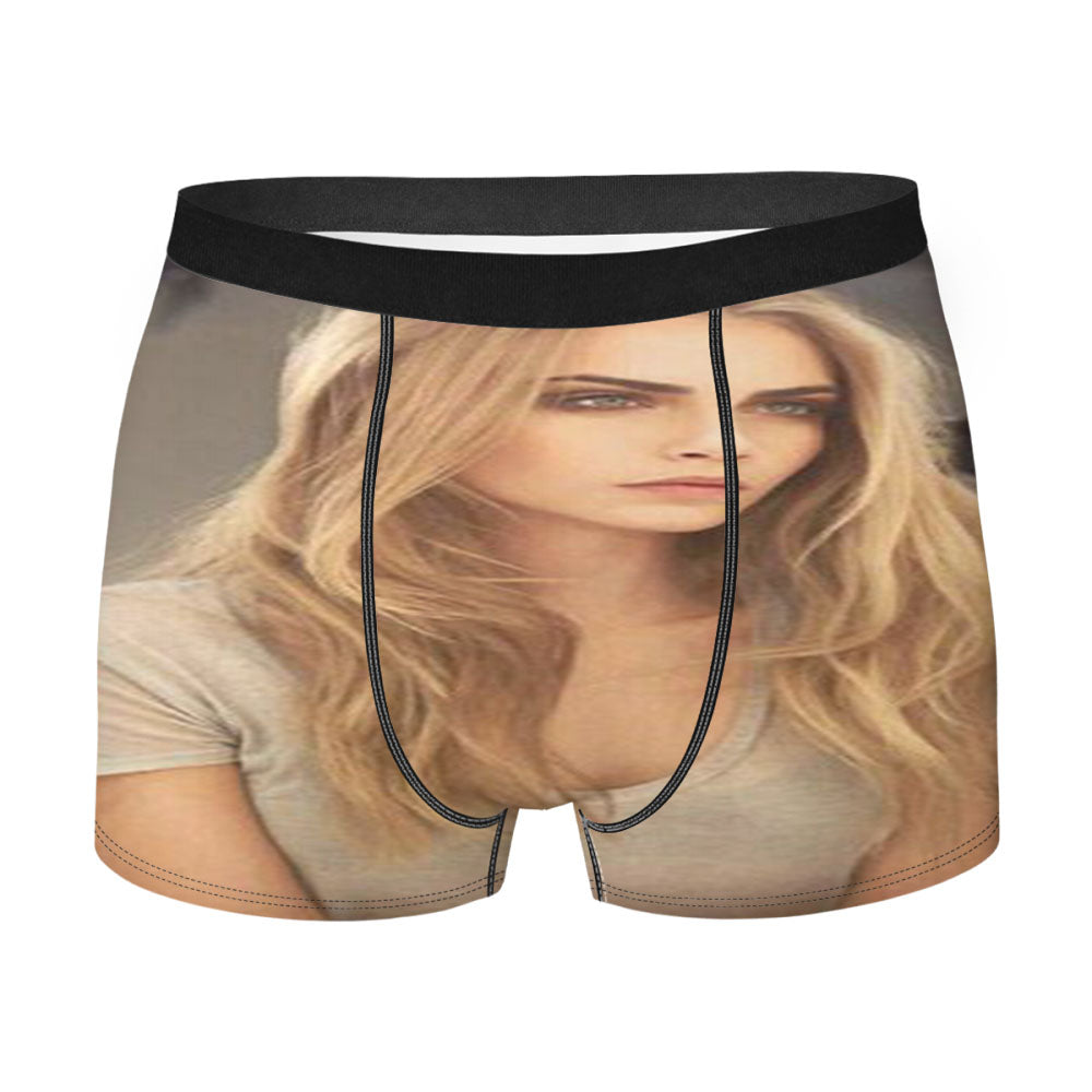 Cara Delevigne - Starring Men'S Boxer Briefs